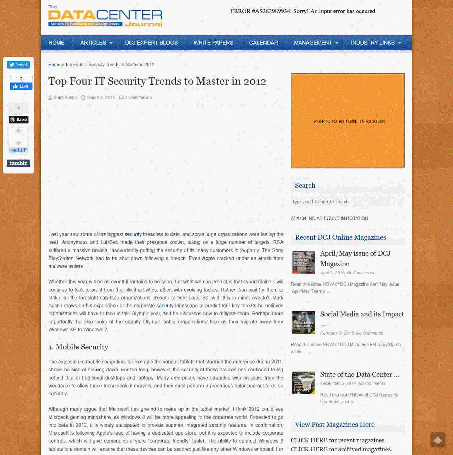 Illustration of Top Four IT Security Trends to Master in 2012