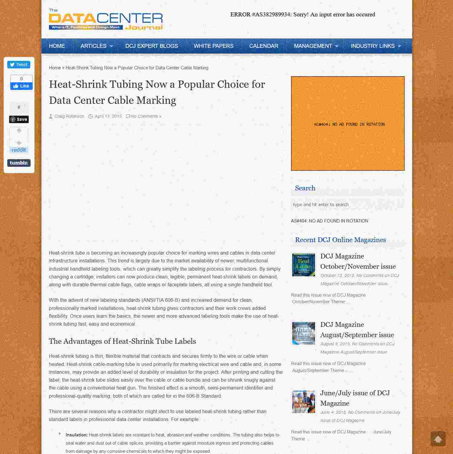 Illustration of Heat-Shrink Tubing Now a Popular Choice for Data Center Cable Marking