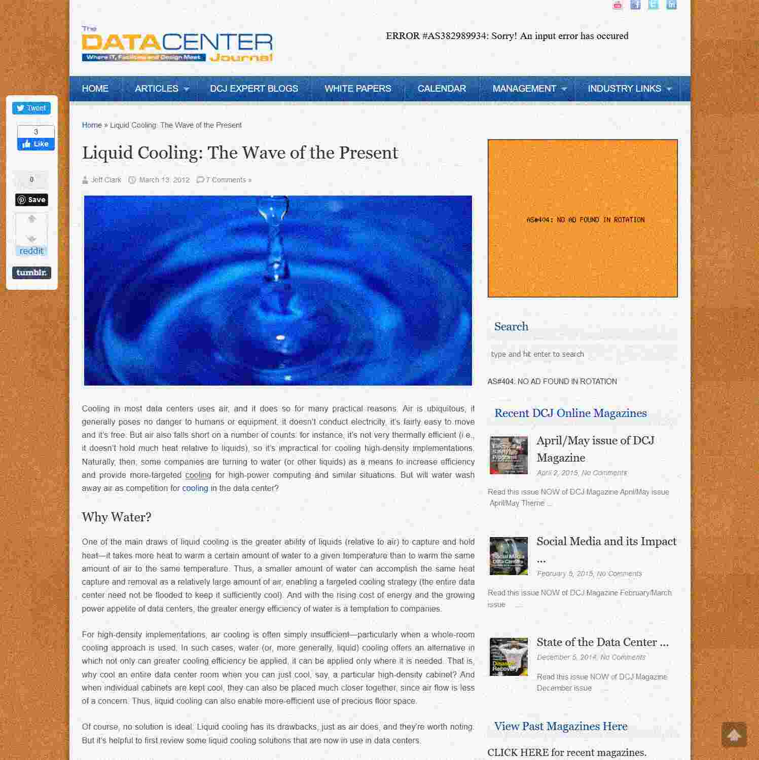 Illustration of Liquid Cooling: The Wave of the Present
