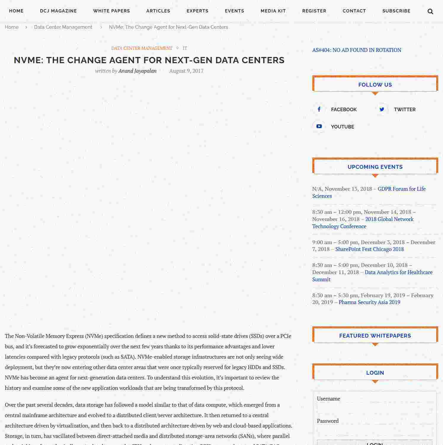 Illustration of NVMe: The Change Agent for Next-Gen Data Centers