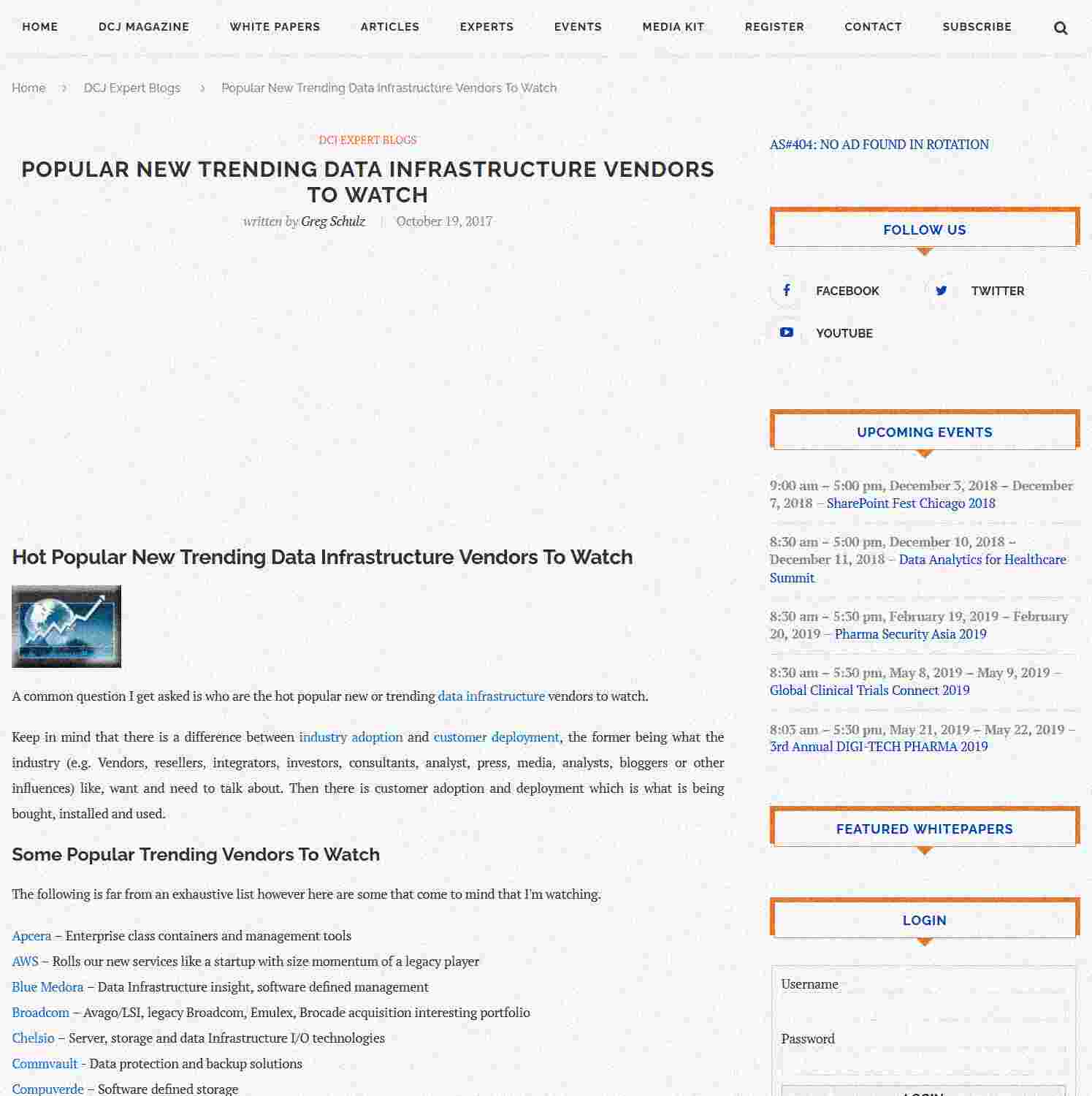 Illustration of Popular New Trending Data Infrastructure Vendors To Watch