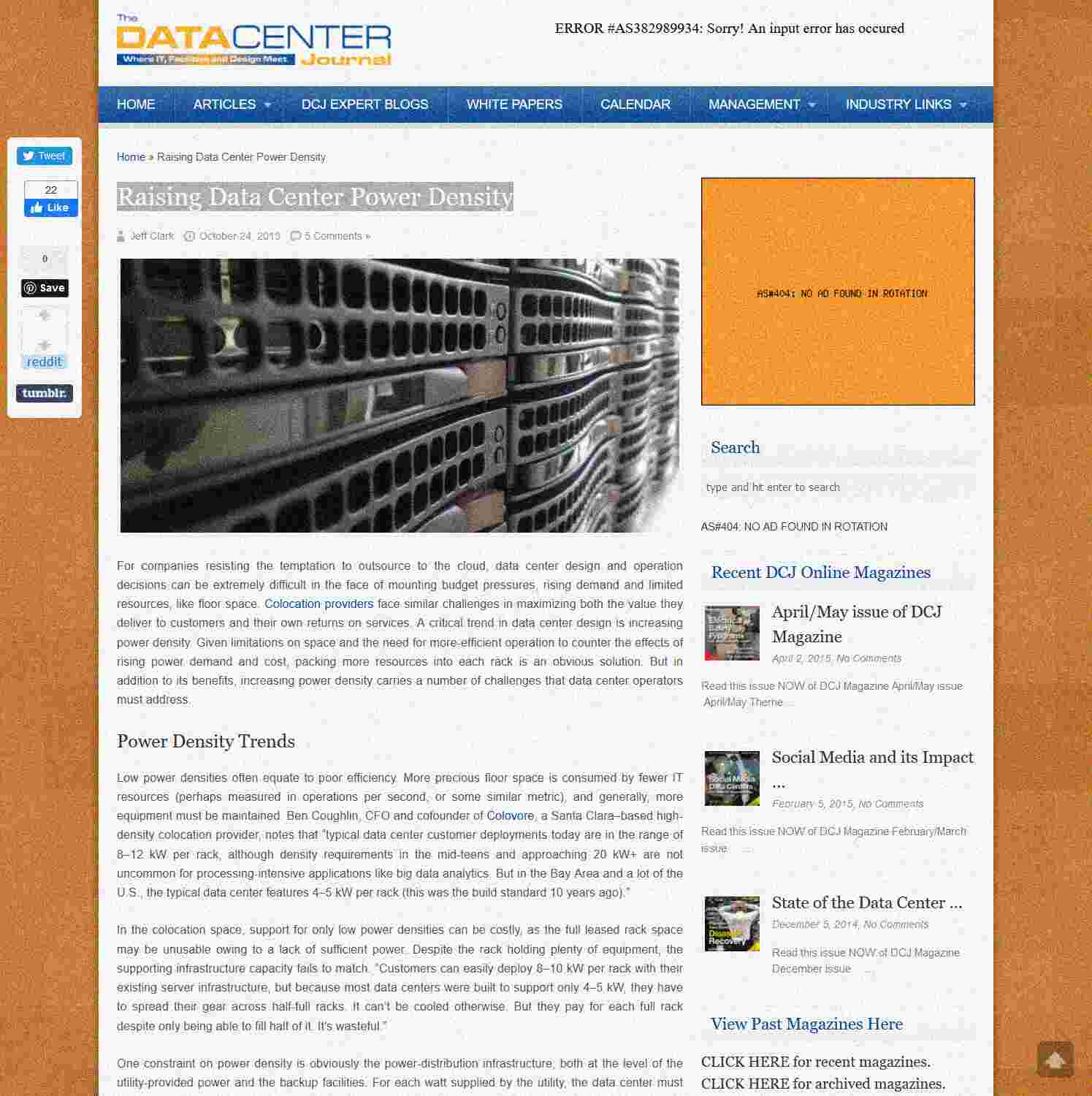 Illustration of Raising Data Center Power Density