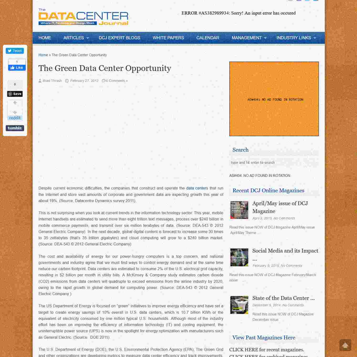 Illustration of The Green Data Center Opportunity